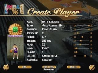 NBA Live '96 - screenshot 1