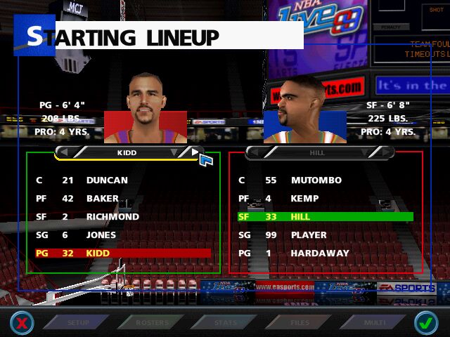 NBA Live '99 - screenshot 21
