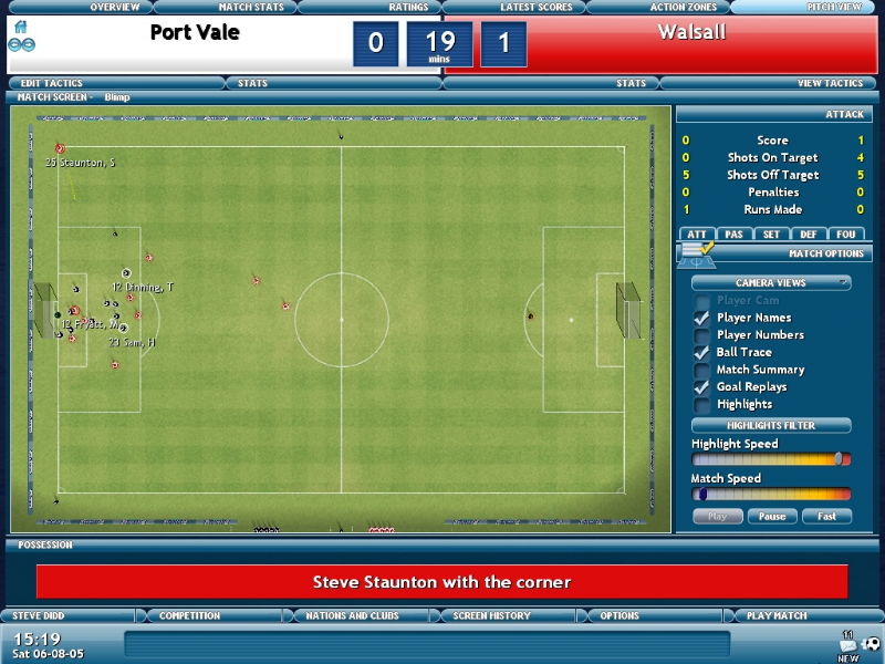 Championship Manager 2006 - screenshot 1