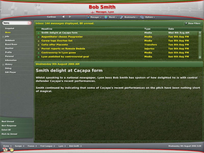 Football Manager 2007 - screenshot 15
