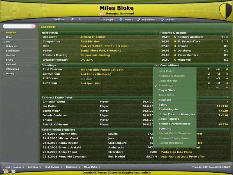 Football Manager 2007 - screenshot 12