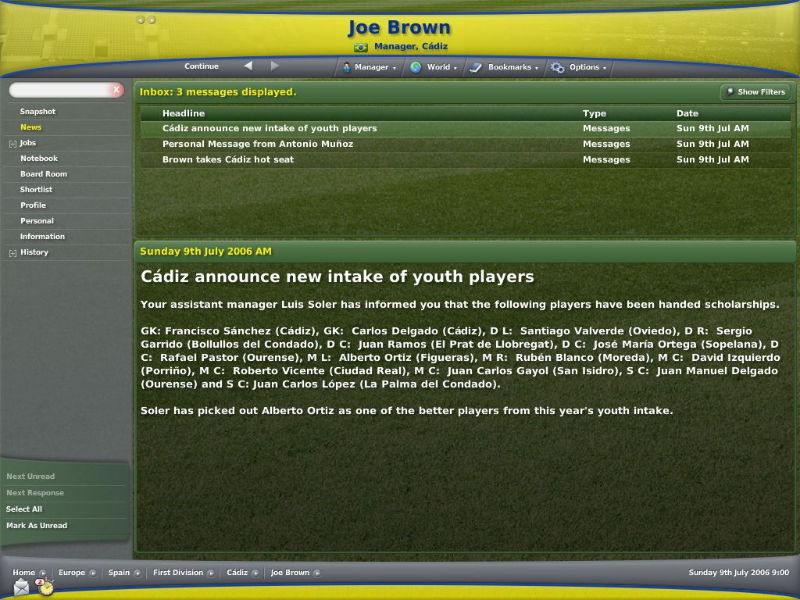 Football Manager 2007 - screenshot 6