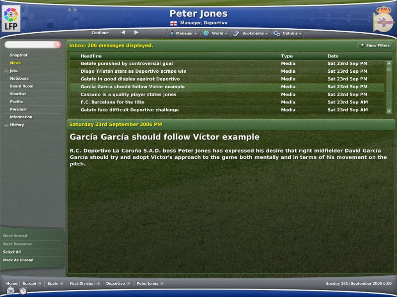 Football Manager 2007 - screenshot 4