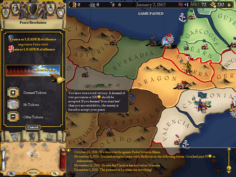Europa Universalis - screenshot 16