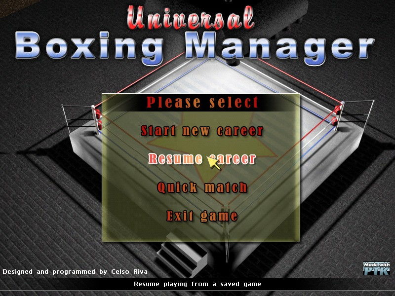 Universal Boxing Manager - screenshot 4