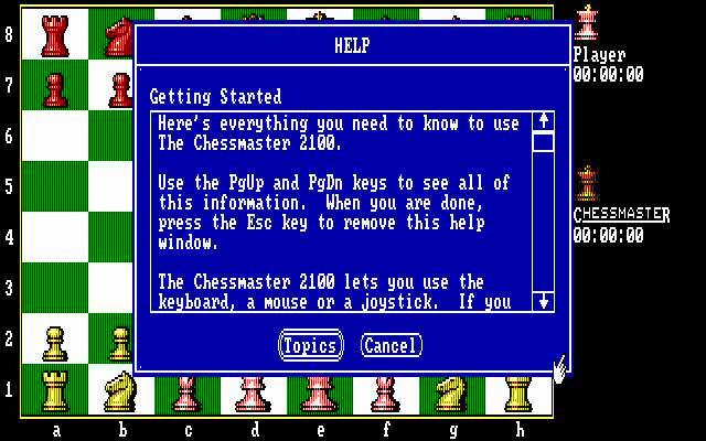 The Fidelity Chessmaster 2100 - screenshot 16