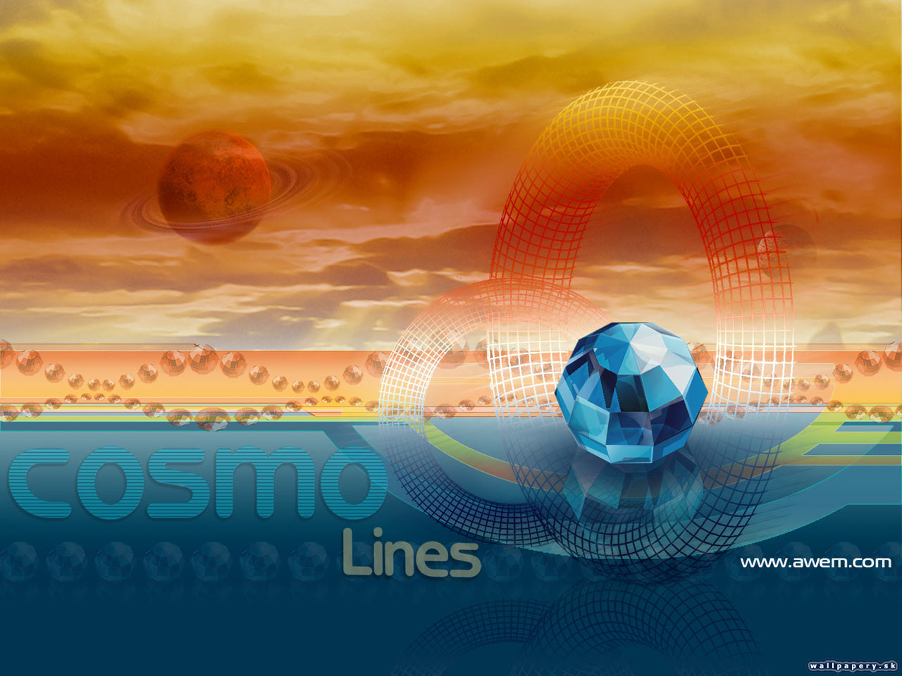 Cosmo Lines - wallpaper 1