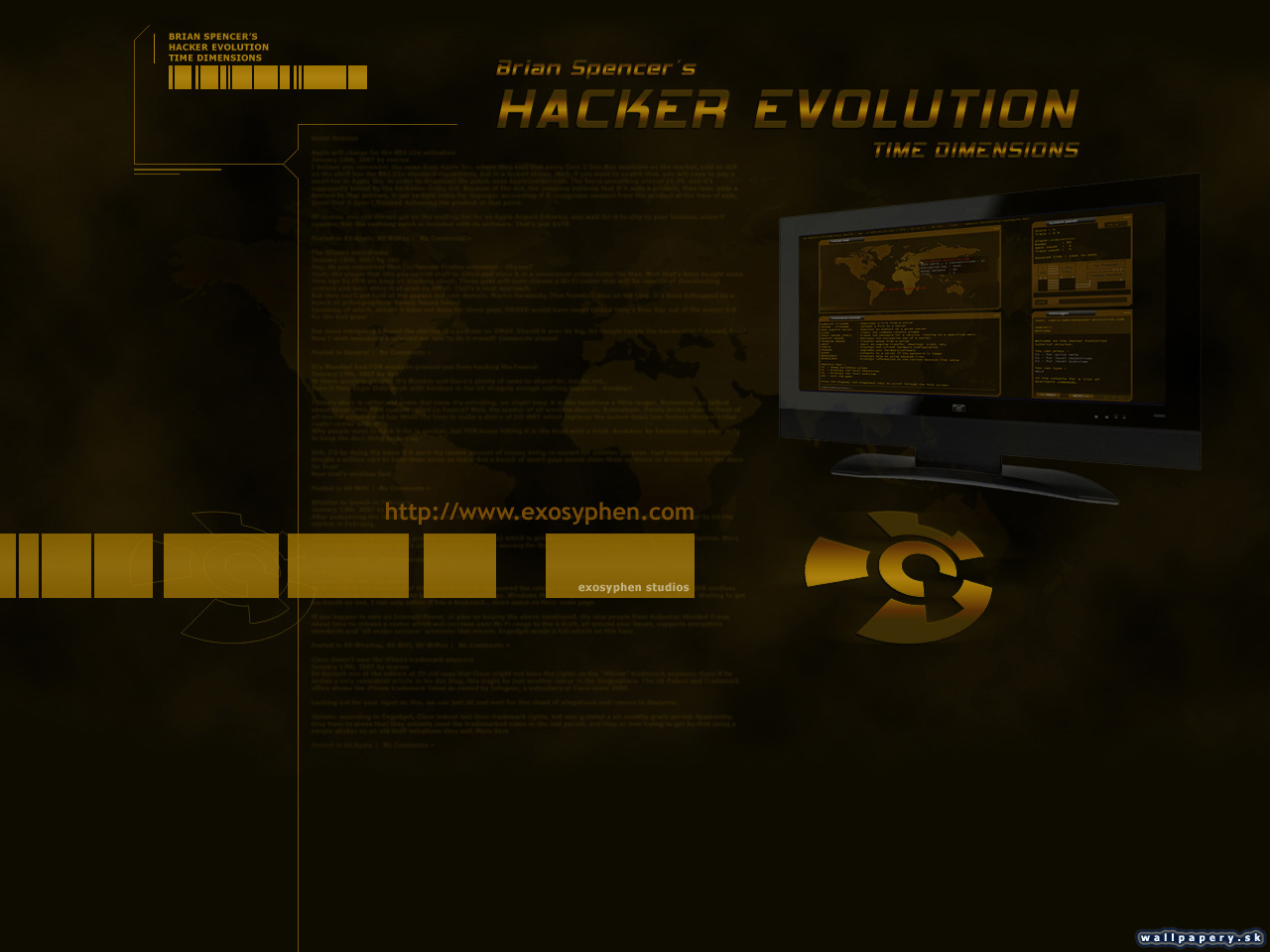 Hacker Evolution - wallpaper 1