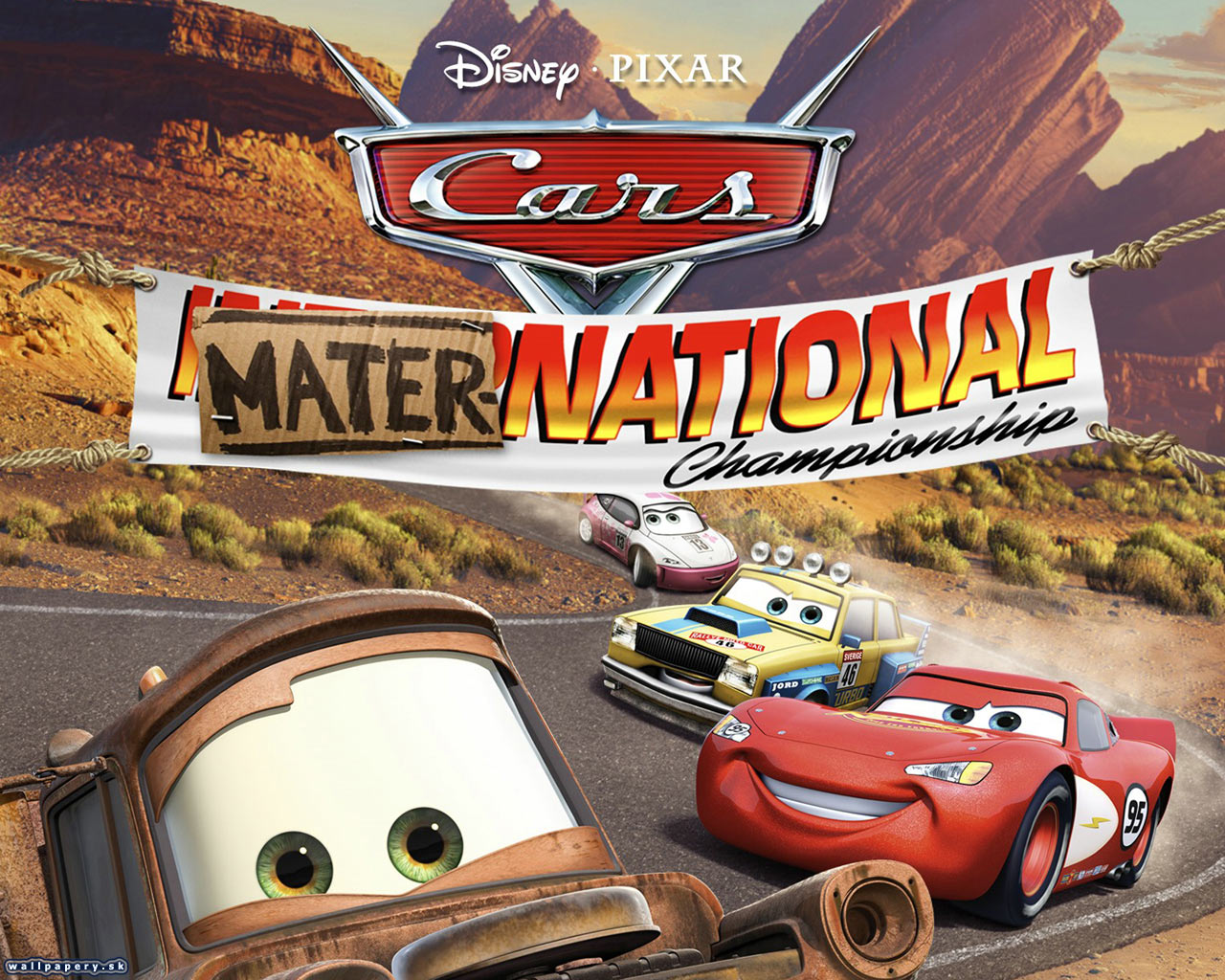 Cars Mater-National Championship - wallpaper 1