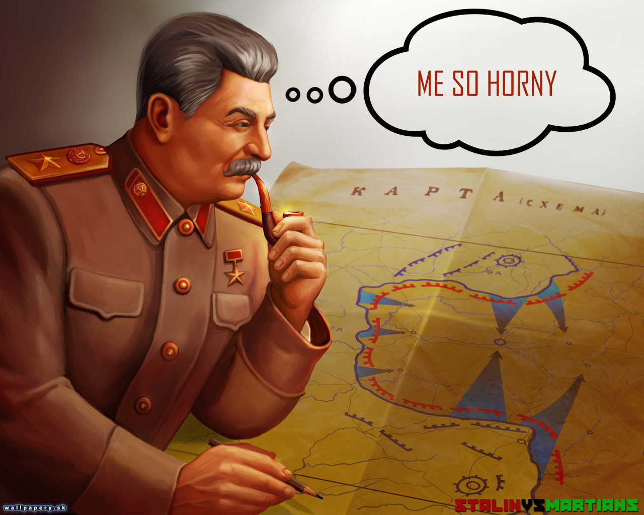 Stalin vs. Martians - wallpaper 3