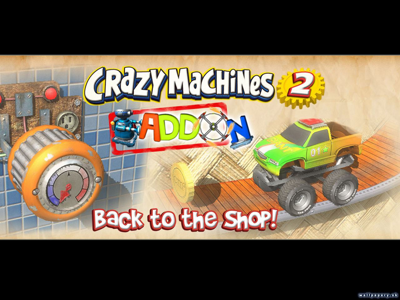 Crazy Machines 2: Back to the Shop Add-on - wallpaper 1