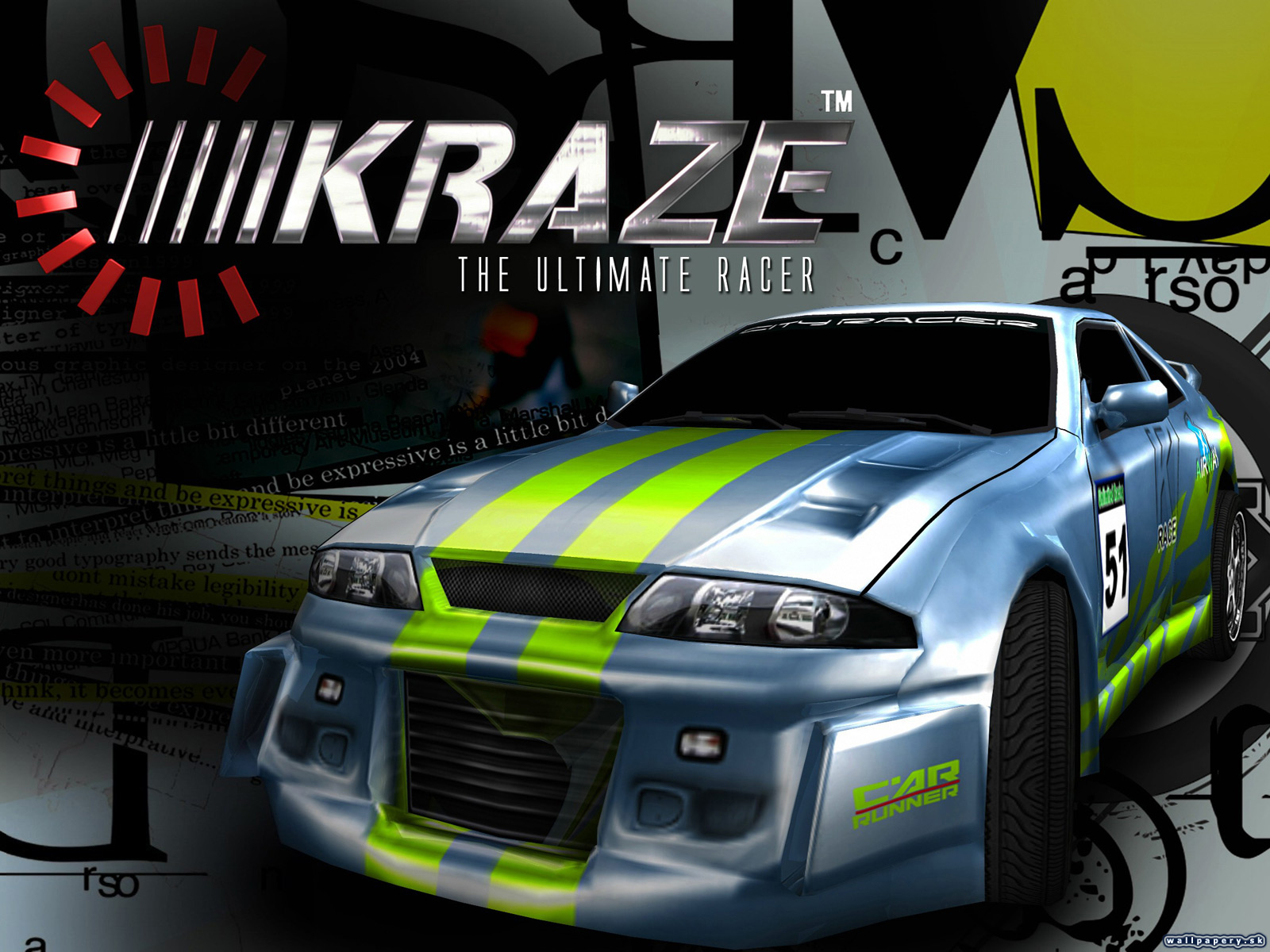 Kraze: The Ultimate Racer - wallpaper 1