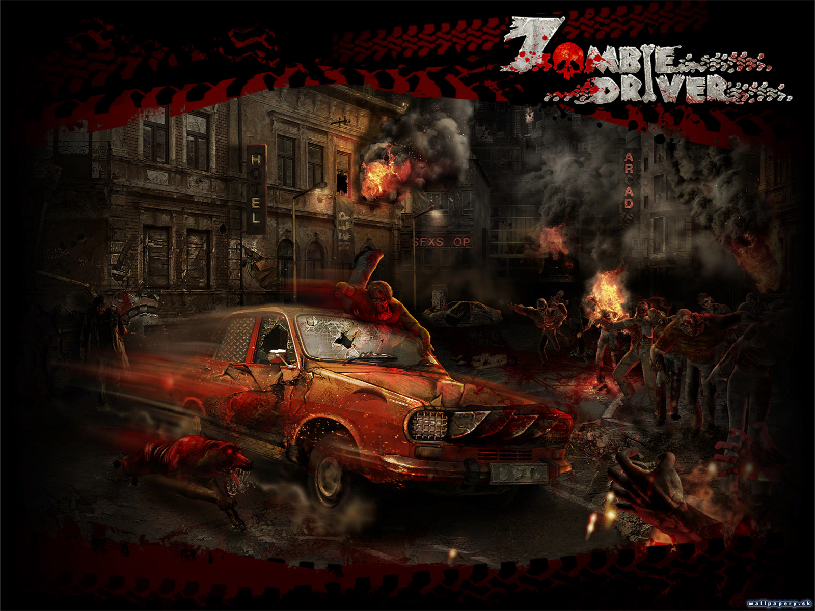 Zombie Driver - wallpaper 1