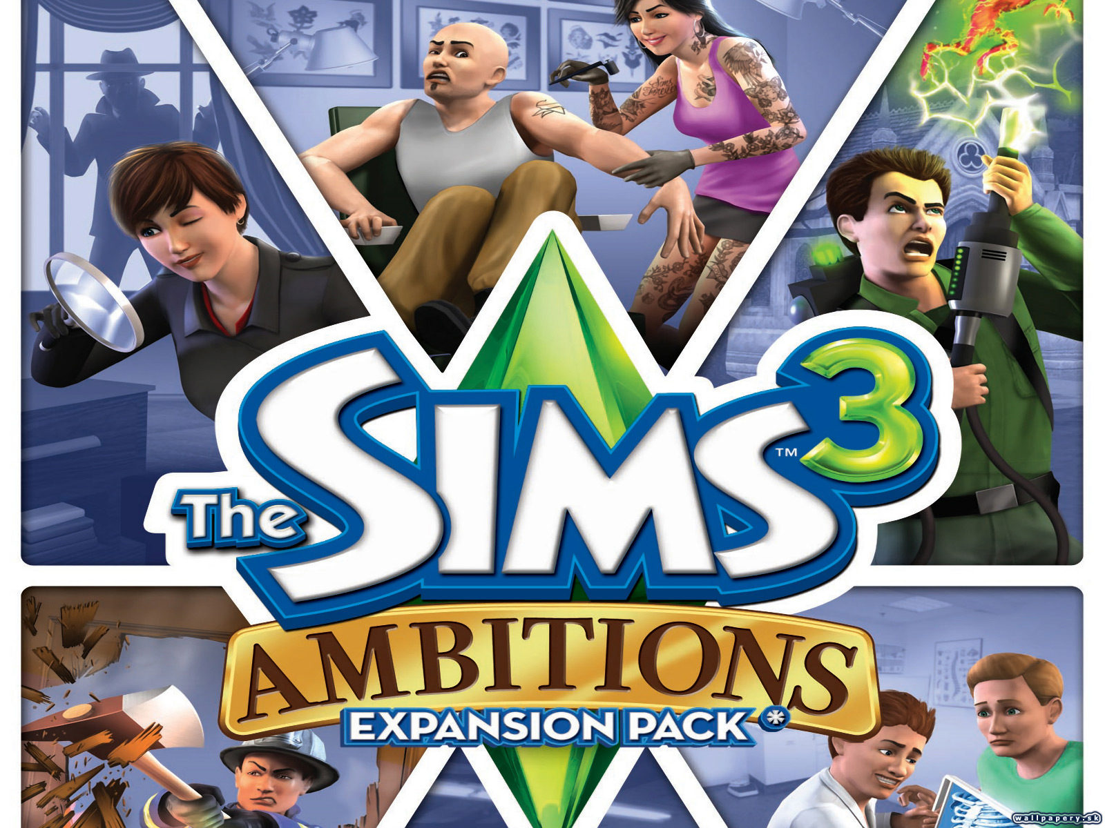 The Sims 3: Ambitions - wallpaper 1