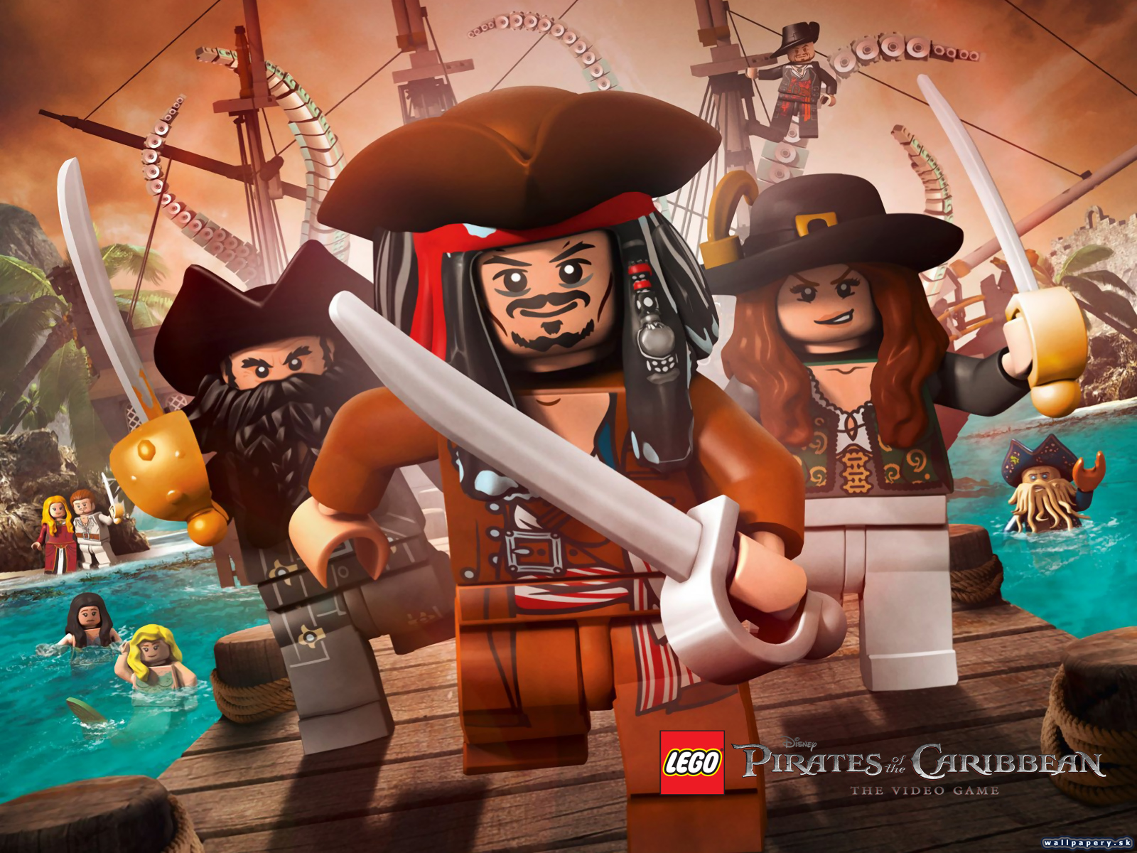 Lego Pirates of the Caribbean: The Video Game - wallpaper 1