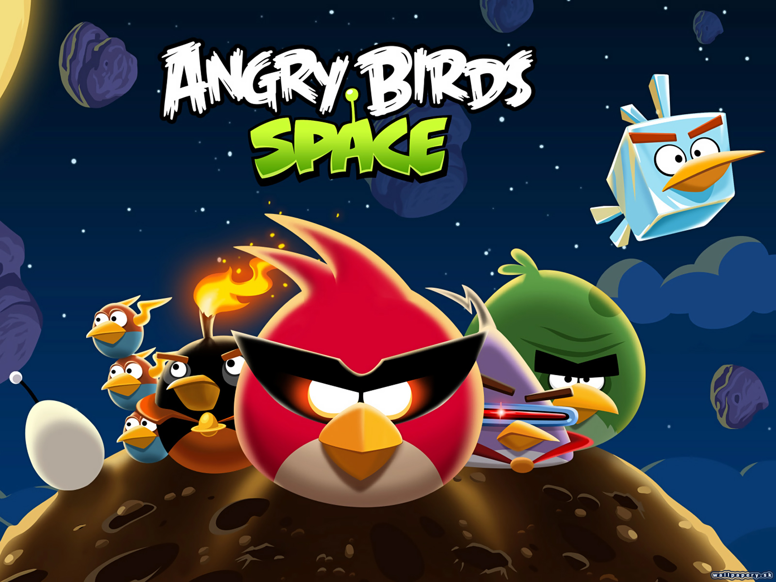 Angry Birds Space - wallpaper 2