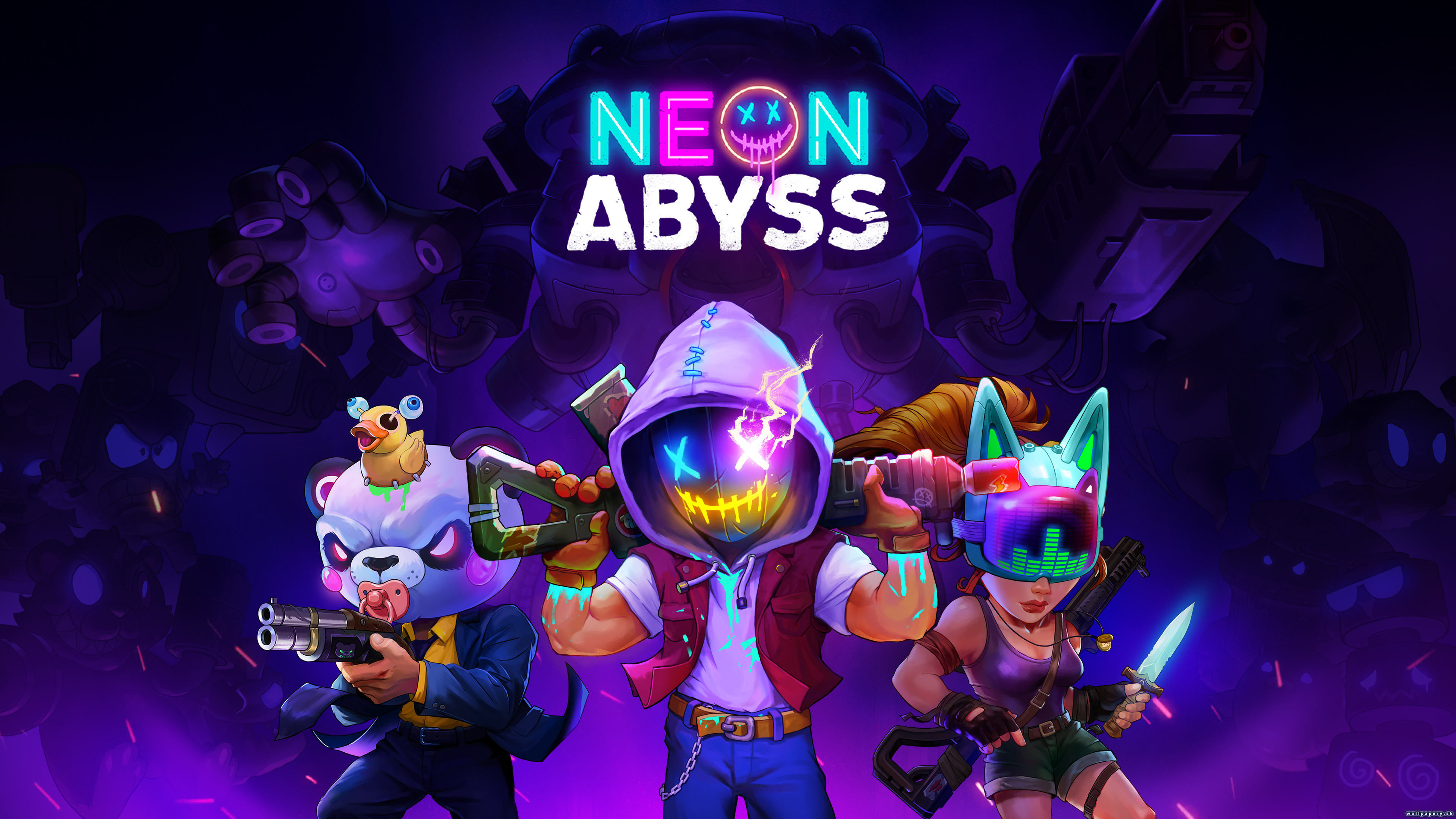 Neon Abyss - wallpaper 1