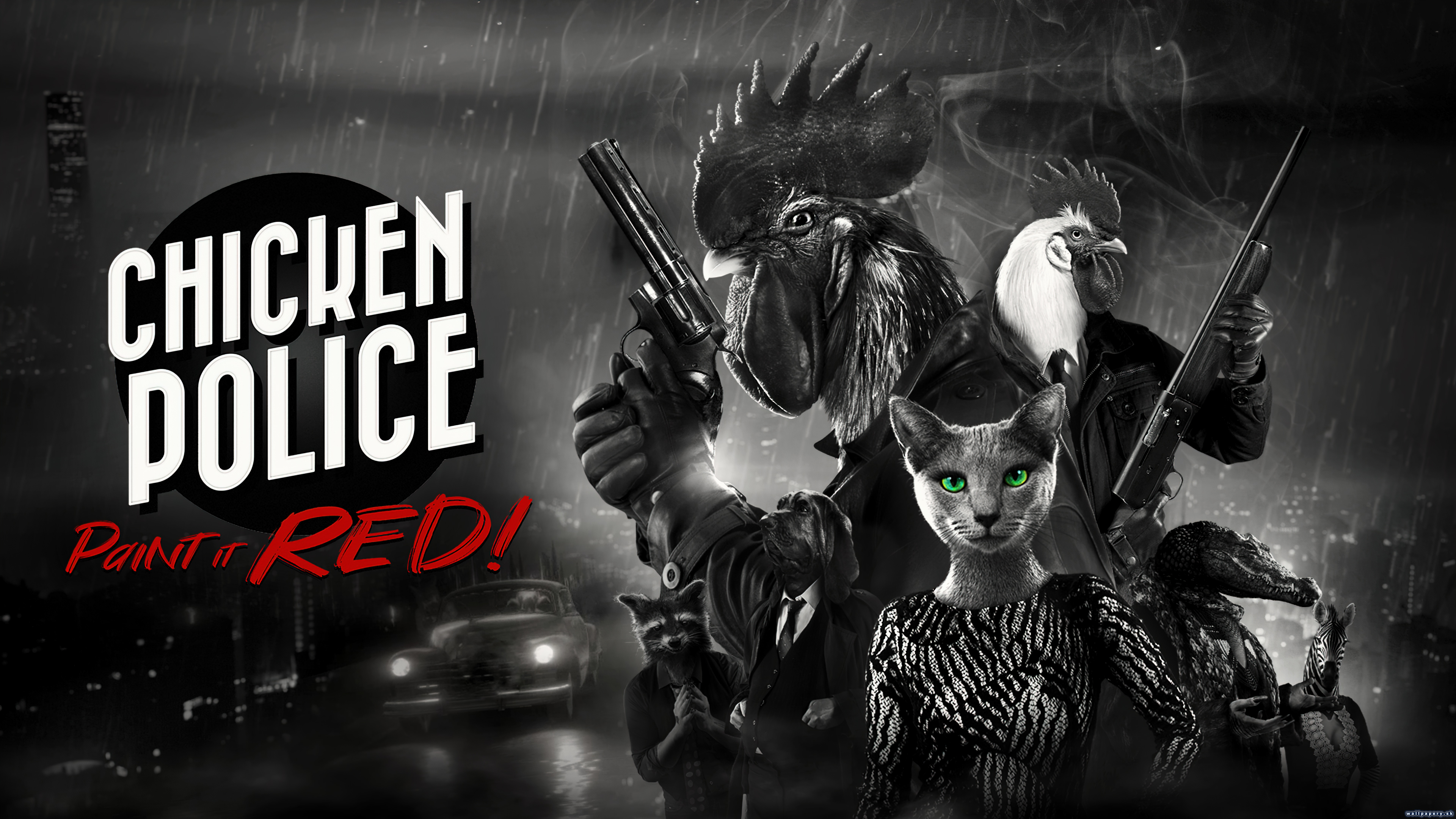 Chicken Police: Paint it RED! - wallpaper 1
