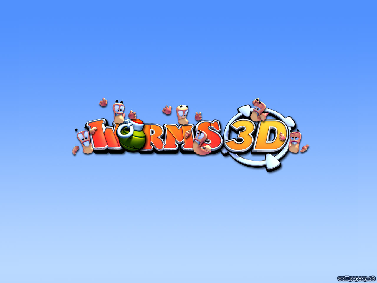 Worms 3D - wallpaper 9